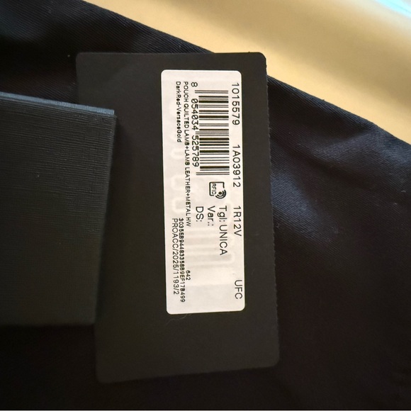 Versace Quilted Red Leather Clutch - Picture 8 of 9